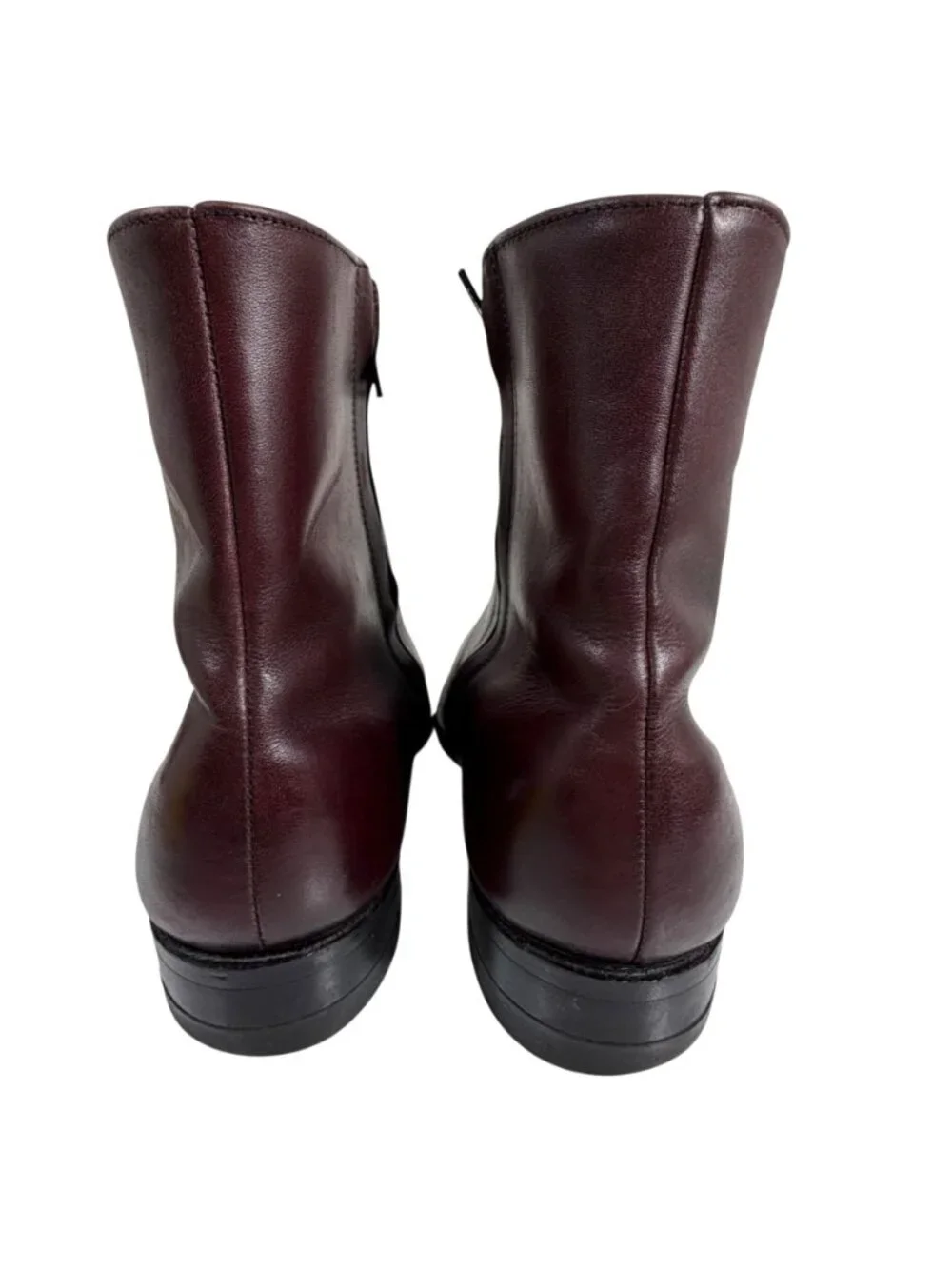 EXECUTIVE IMPERIALS Vintage Burgundy Leather Side Zip Dress Boots Mens SZ 7 4E